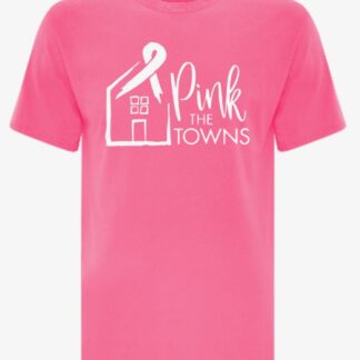 Pink the Towns Adult Pink T-Shirt